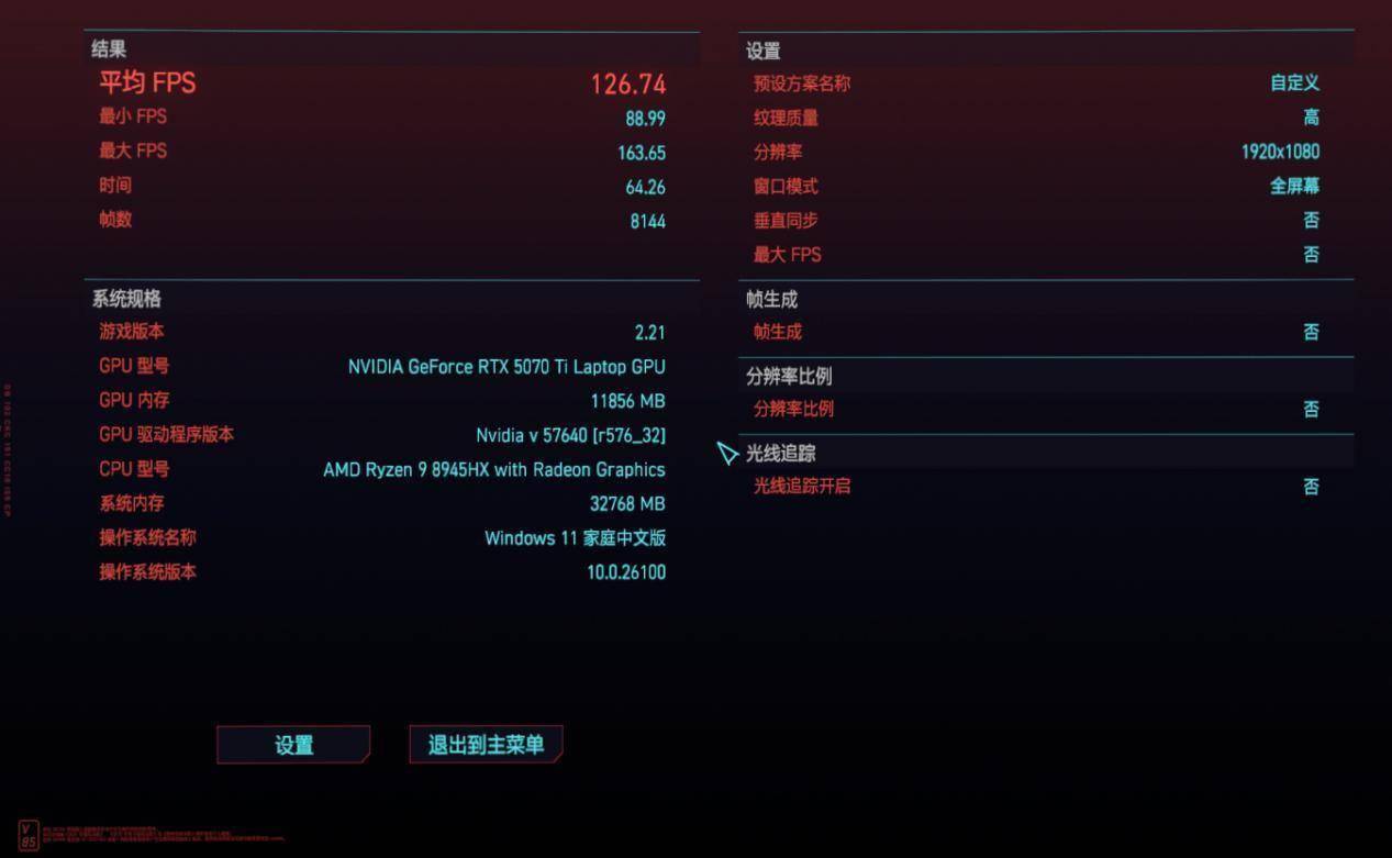 R9-8945HX对比评测：性能游戏生产力大考验CQ9电子平台网站i9-14900HX vs(图24)